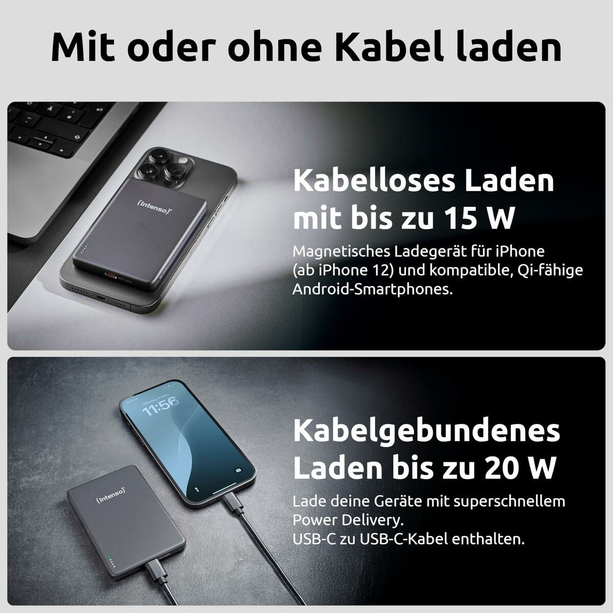 Powerbank INTENSO MW5000 5000 mAh Grey